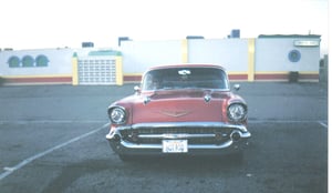 Taking our Red 57 chevy out for a Drive-in Movie