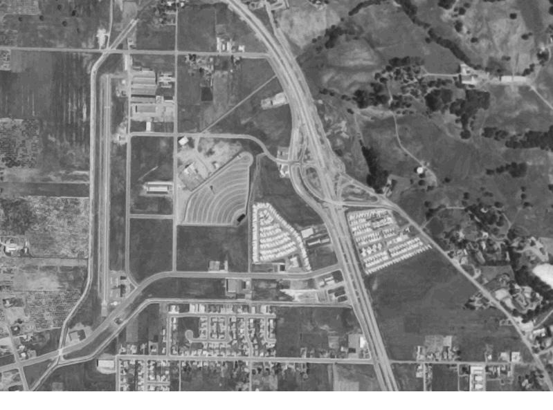 Aerial photo from 1968.