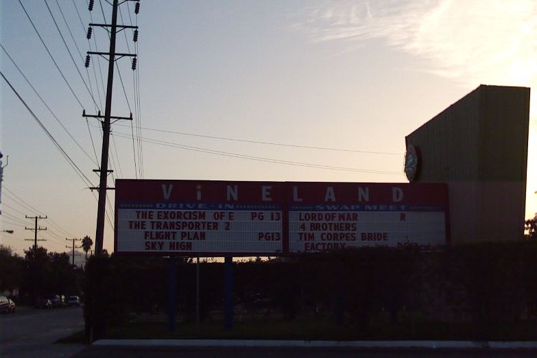 The Marquee at dusk.