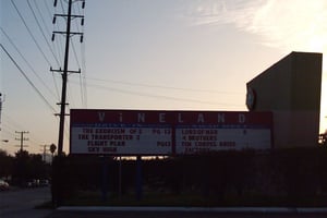 The Marquee at dusk.