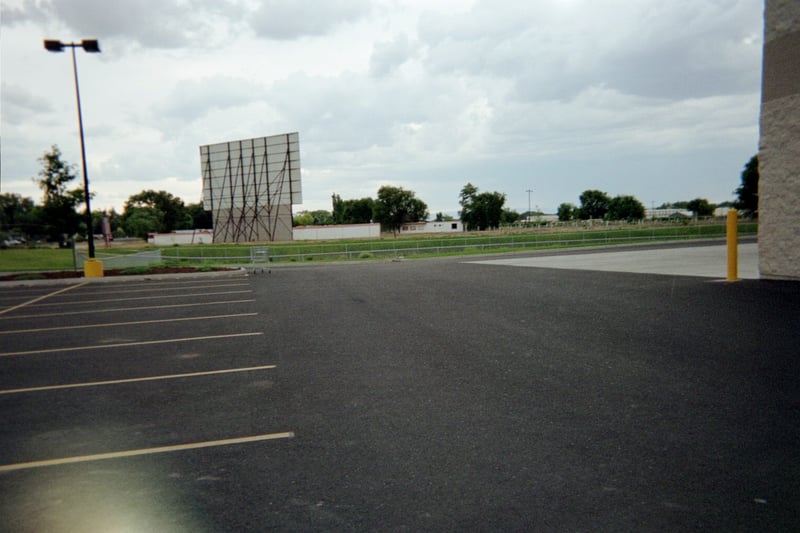 I am a fan of the drive-in movie theatres, and when I had moved over to the western slopes I found a couple of them. One I found beind a Wal-Mart as many drive-ins seem to be than now a days and so I had to get some pictures. I guess the city of Delta wou