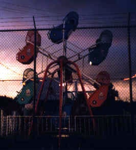 The highlight of the Cinderella Twin Kiddie Land is a six-car Ferris wheel..