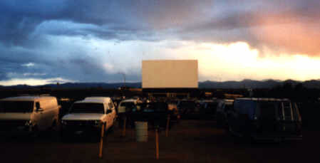 By the way....Did I mention this is a drive-in? Screen one from the back edge of the lot.