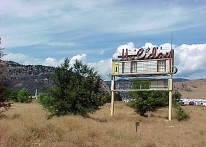 Marquee viewed from Highway 36