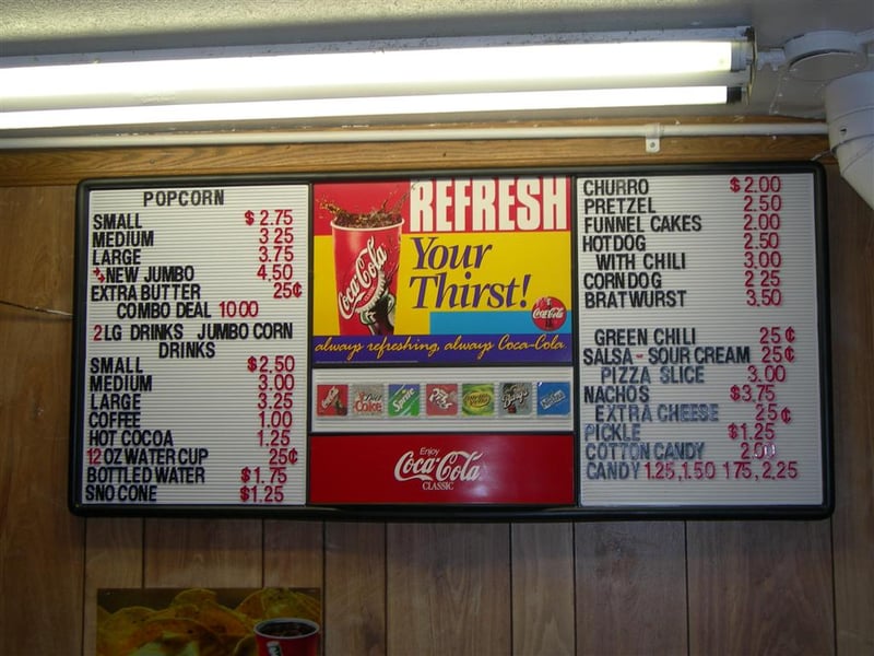 Concession Sign