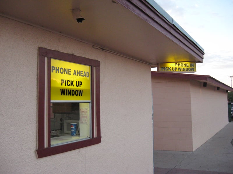 snack bar  the Mesa Drive In