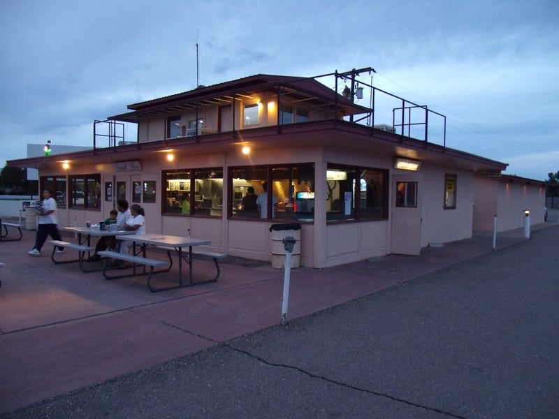 Mesa Drive-In snack bar.