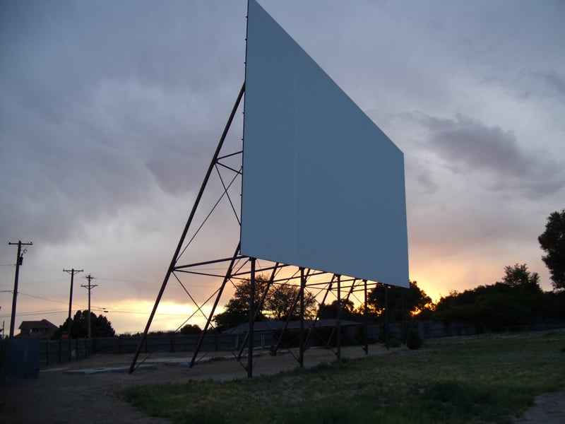 Mesa Drive-In screen two.