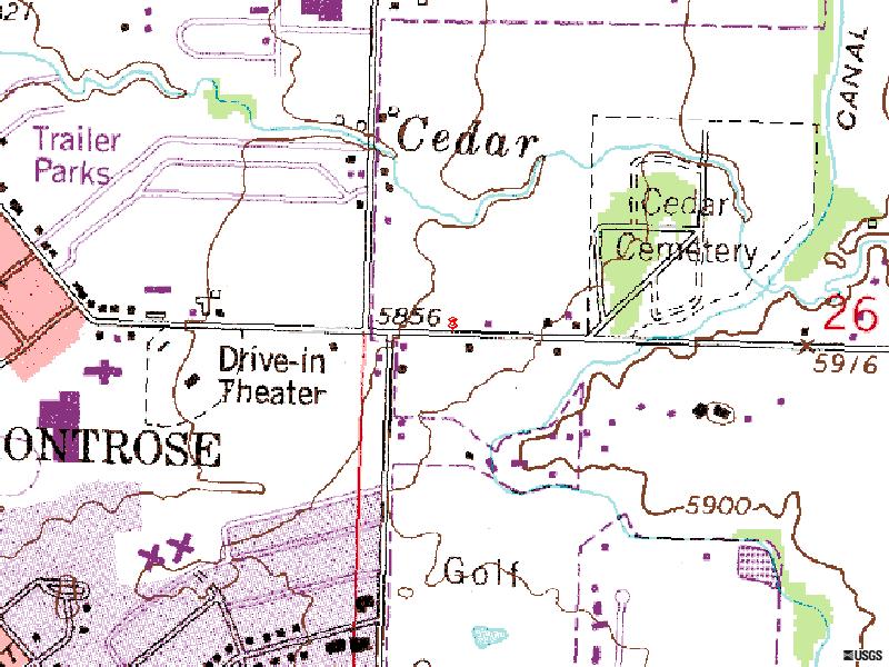 Topo map