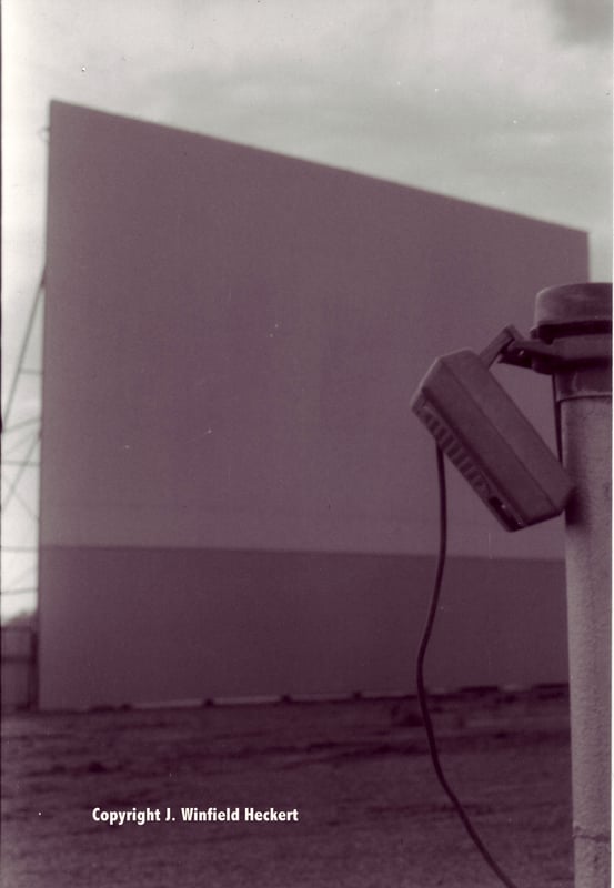 Tru-Ve Drive-In  Marquee and speaker