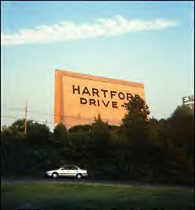 FOR 50 YEARS, the Hartford Drive-In offered the latest double features, prices that attracted families, a playground with a carousel and motorized swings. Closed in 1996, it is now the subject of a proposal to build 75 luxury townhouses on its 14 acres. T