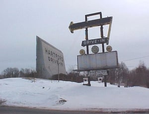 Hartford Drive In.  Condos were being built on there in 2008.