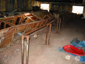 Inside the concession stand.