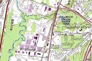 topo map taken 7-1-84 showing location of drive-in