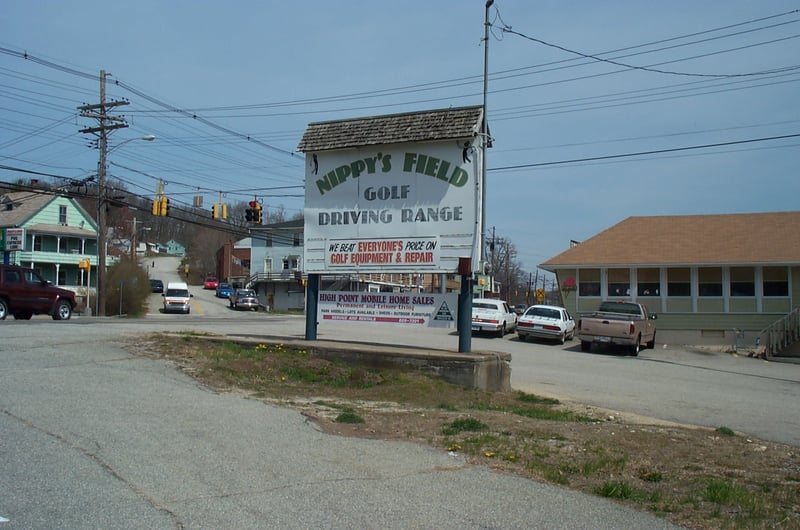 current site; old street sign was located at this spot