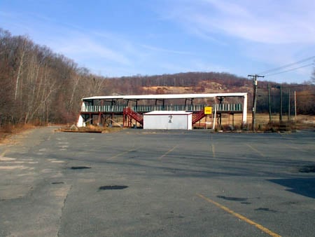 A shot of where the screen used to stand courtesy of Roger Katz.