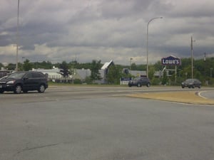 A Lowe's home improvement store now occupies the site of the old Ellis Drive-in.