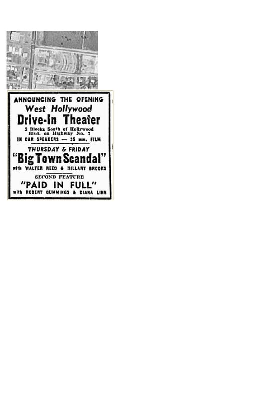 West Hollywood Drive - in was near Washington Street and State Road 7 or call the road 441.