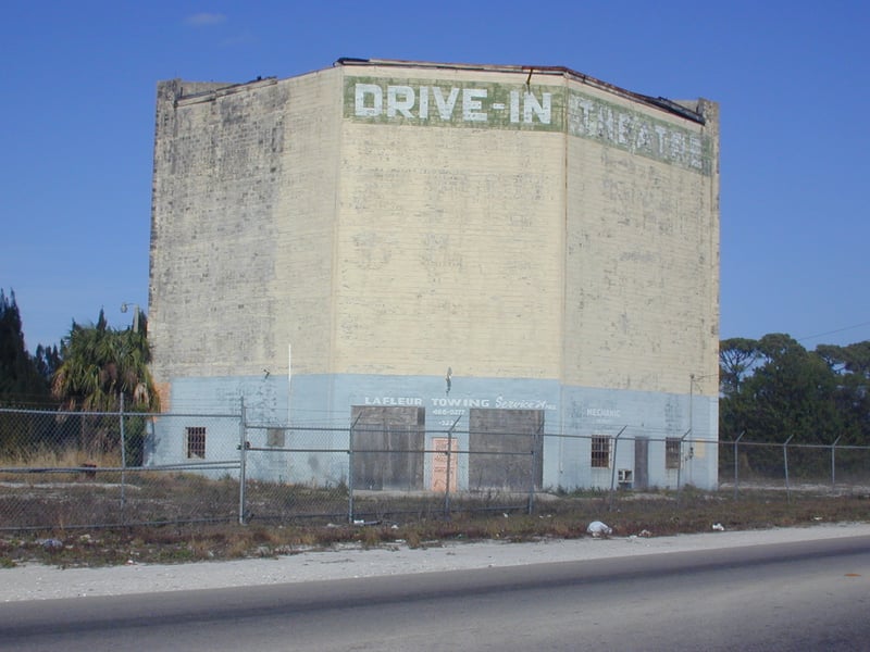 screen tower; taken on February 9, 2001