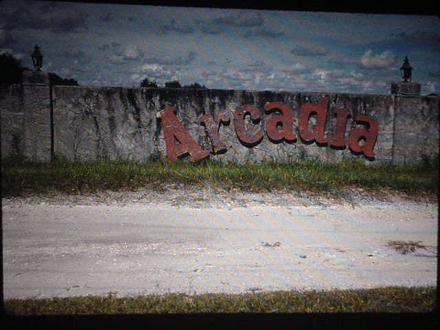 sign painted on perimeter wall