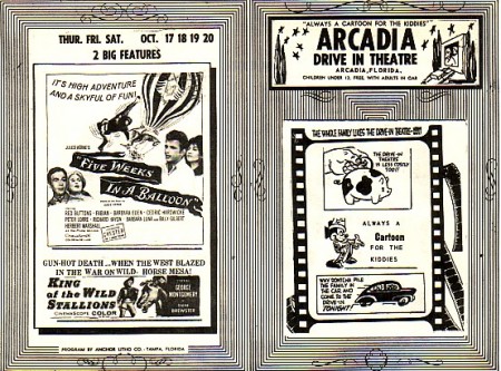 Flyer suggests the name of this to be "The Arcadia Drive-in"
