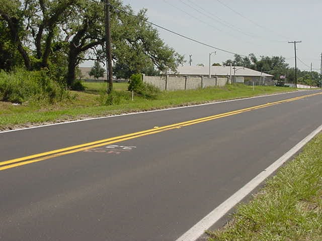 looking 2 the north. The road was just paved over.