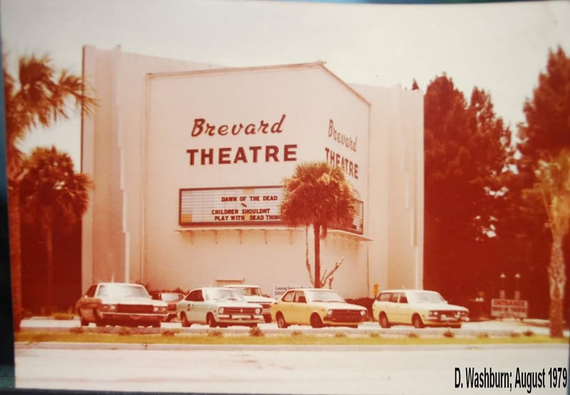 Brevard Drive-In screen tower as seen from US-1