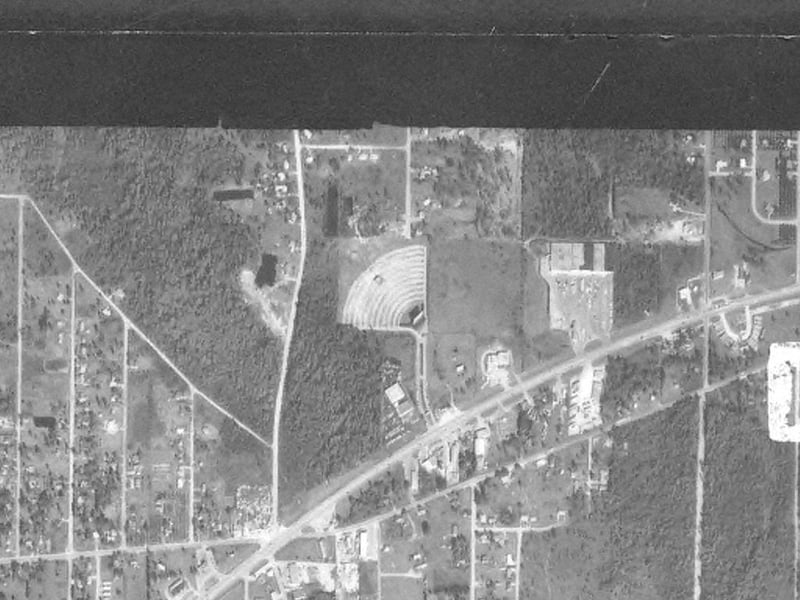 Colonial Drive-in off East side of Orlando from a 1969 survey photo Flight 1LL tile 56