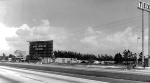 1965 - the Dixie Drive-In Theatre at 14601 S. Federal Highway US 1, Miami 14601 S. Federal Highway US 1, Dade County, Florida