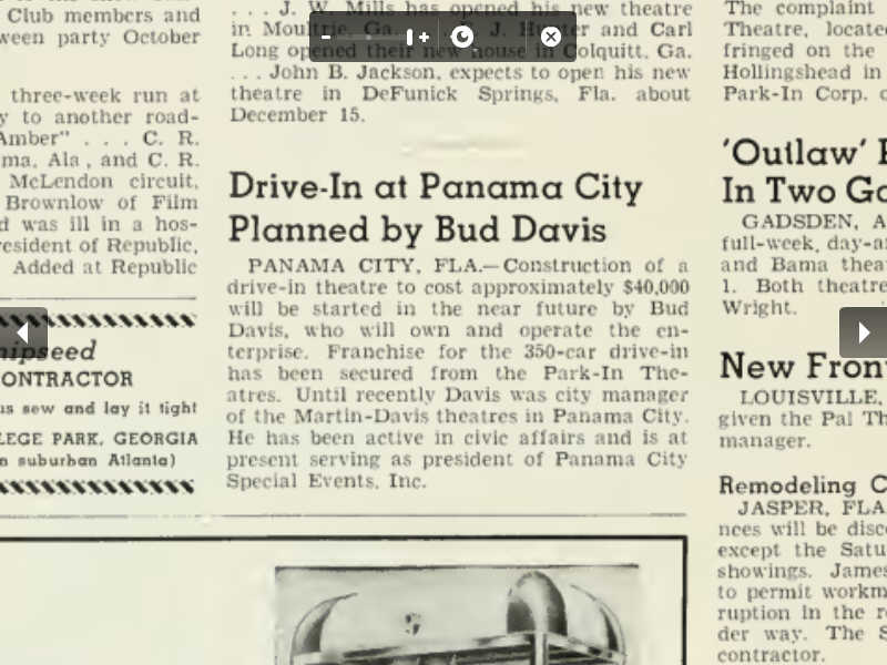 Drive-InN. W. 15th StPanama City, FL 32401