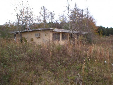 Main concession building for Screens 1 & 2.  Also projection booth for Screen #1.