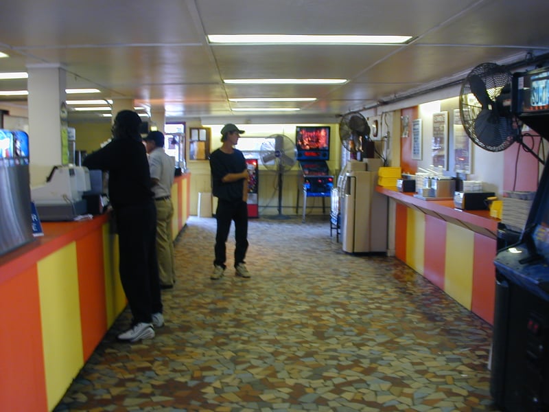 concession stand; taken on February 2001