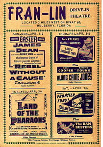 Vintage handbill.