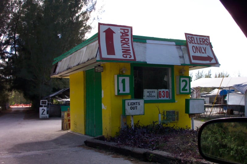 Ticket booth.