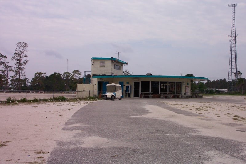 snack bar/projection building.