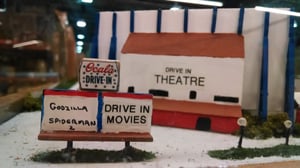 This is a model of the Ocala Drive In.