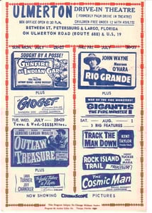 Another flyer from the Ulmerton/Palm Drive-in in St. Petersburgh FL