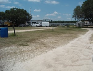 The back three rows are used for parking.