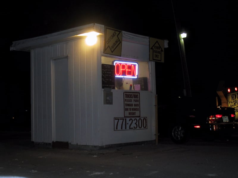 Spiderman was showing this night at the Jacksonville Drive-in