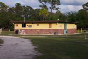 Snack bar building.