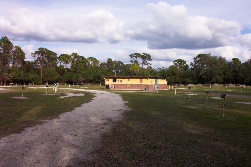 Snack bar/projection building.