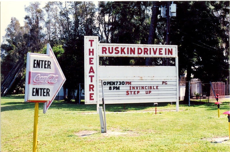 RUSKIN MARQUEE. NICE OLD COKE AD.