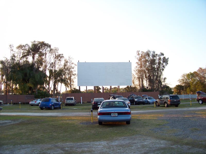The screen at the Ruskin Drive-in.