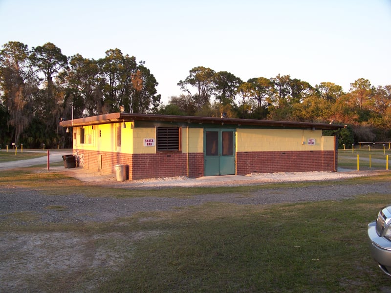 The concession stand at Ruskin Drive-in. Very good food and reasonable prices. Wish they would add t-shirts to what they sell.