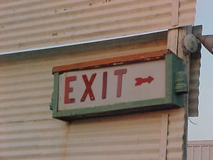 exit sign