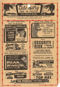 Dale Mabry Drive-in Theatre Handbill 1955