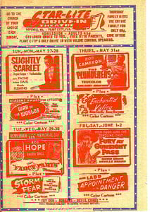 Vintage handbill.