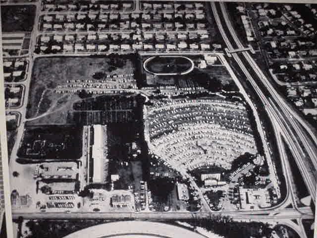 Tropicaire Drive-in Miami Florida. The Palmetto Expressway is 2 the rite.