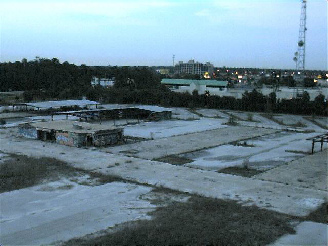 View from high atop the University Twin's only remaining screen tower.