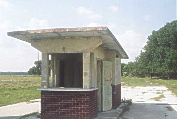 The old ticket booth for the Wales Drive-In.